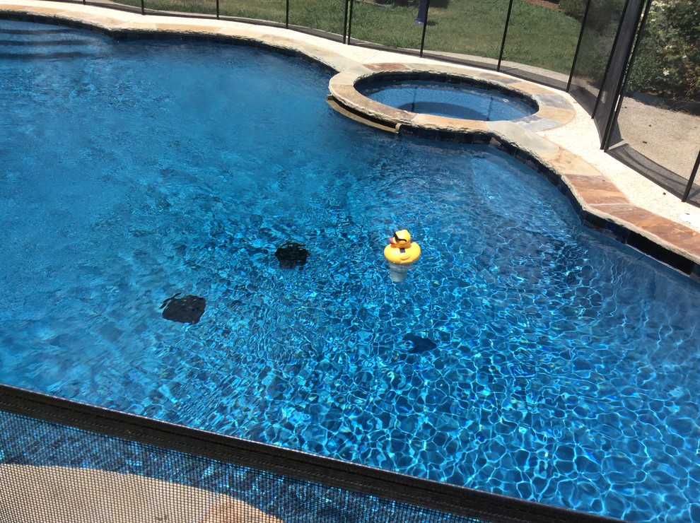 Exempel på en medelhavsstil pool