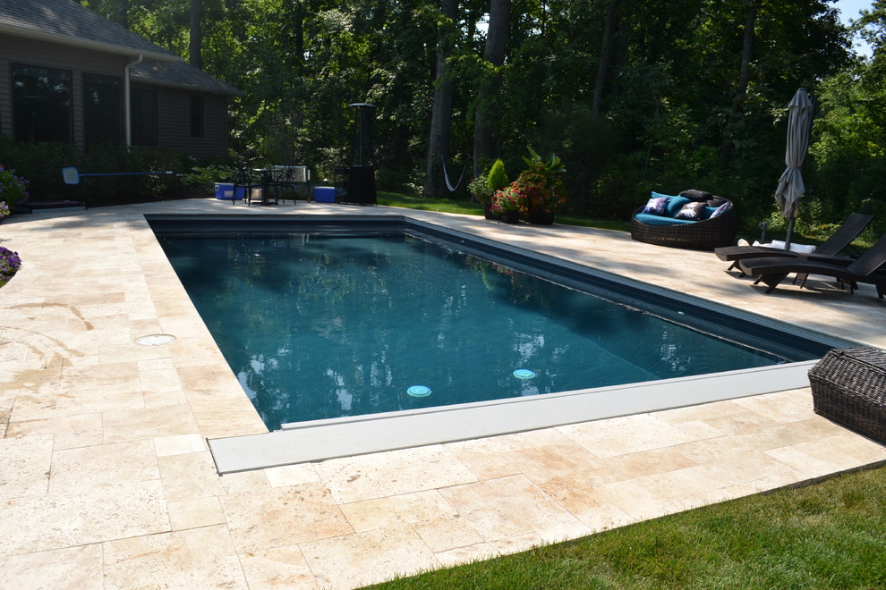 Fort Wayne with Granite Liner Choice Transitional Pool Other by Hillside Pools LLC Houzz