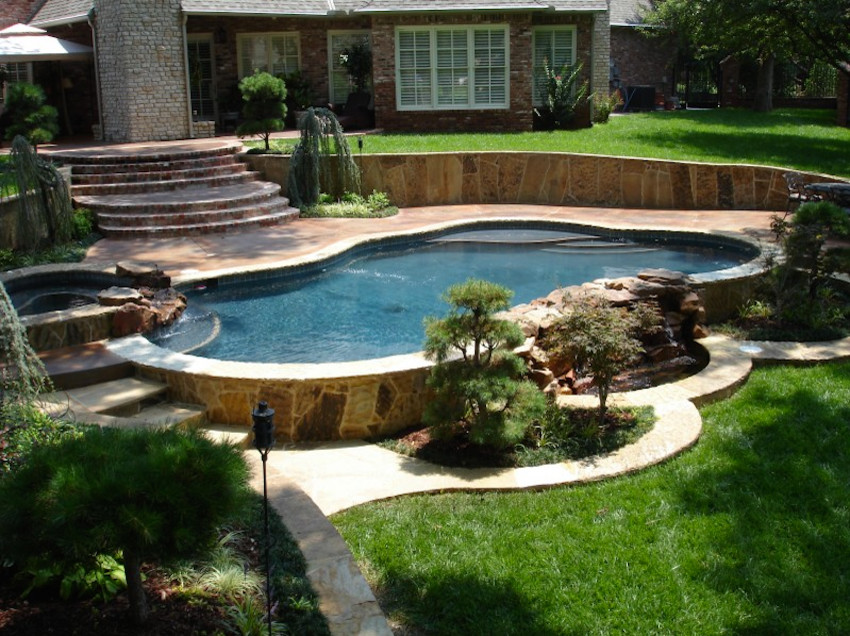 Free Form Pools Traditional Pool Oklahoma City by Blue Haven