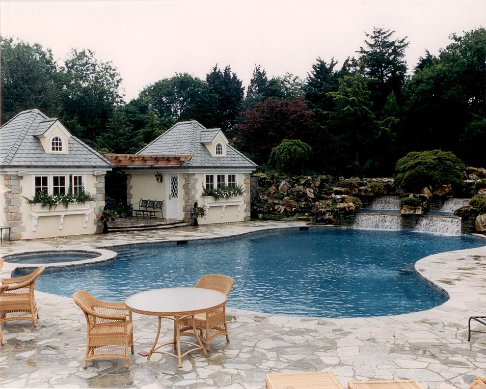 Freeform Pools Beach Style Pool New York by J. Tortorella
