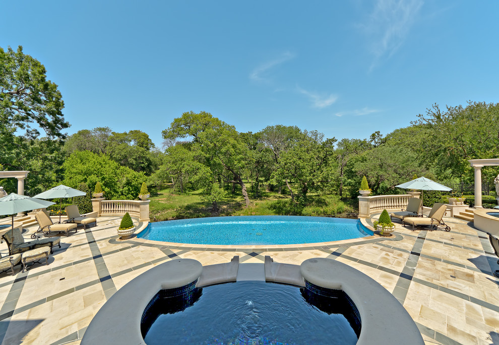 Inspiration for a timeless pool remodel in Dallas