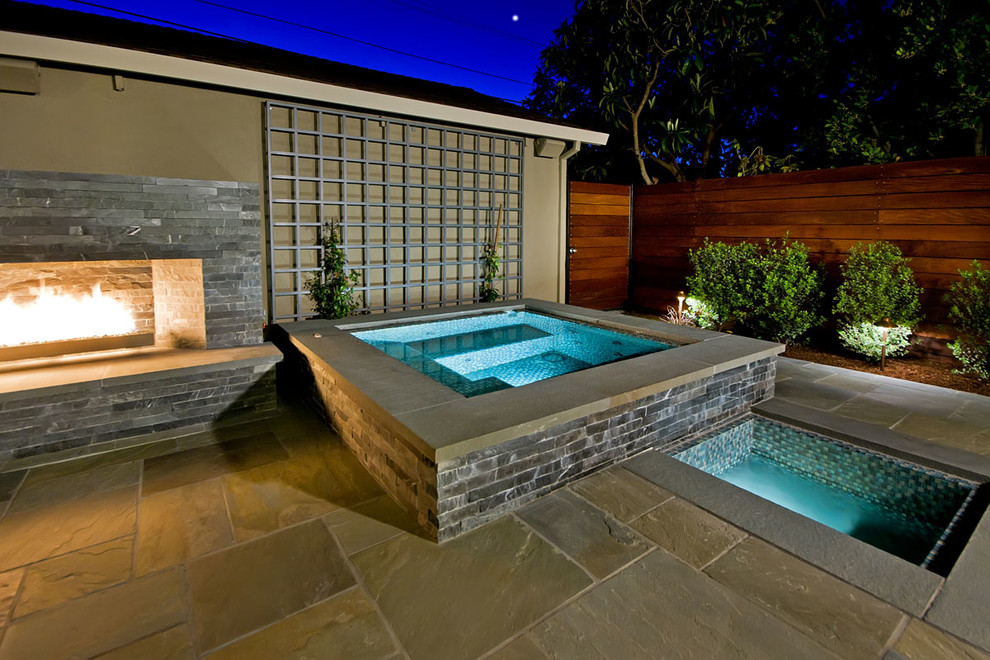 Landscaping Your Pool or Hot Tub with Stone Veneer