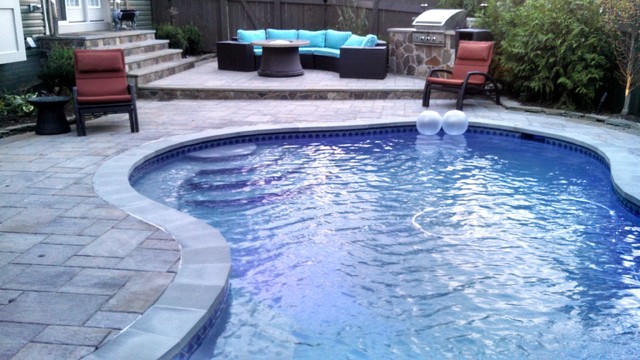Gainesville Pool, Spa, & Fire Feature - Traditional - Swimming Pool