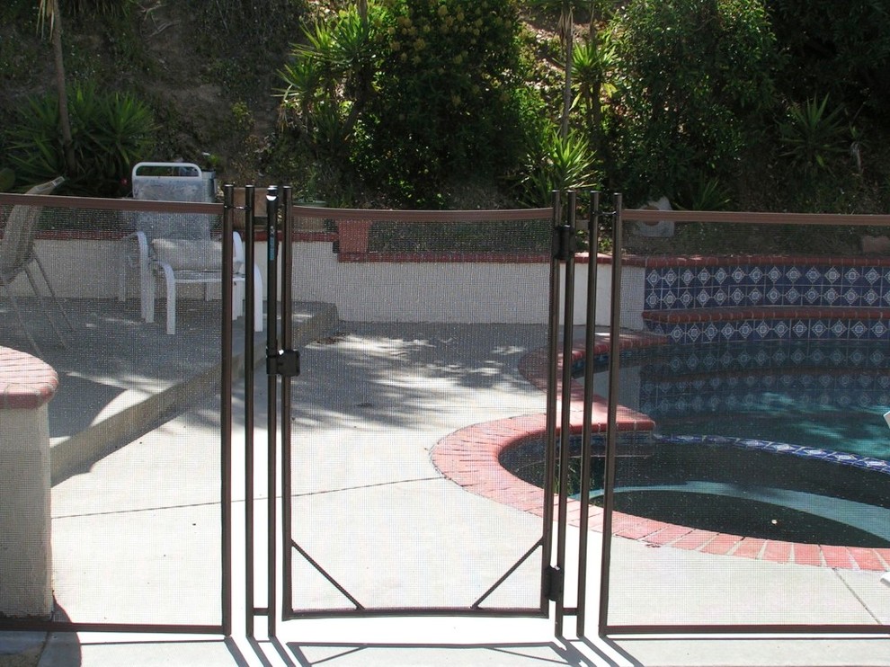 Gate hardware for residential pools Mediterranean Pool Orange