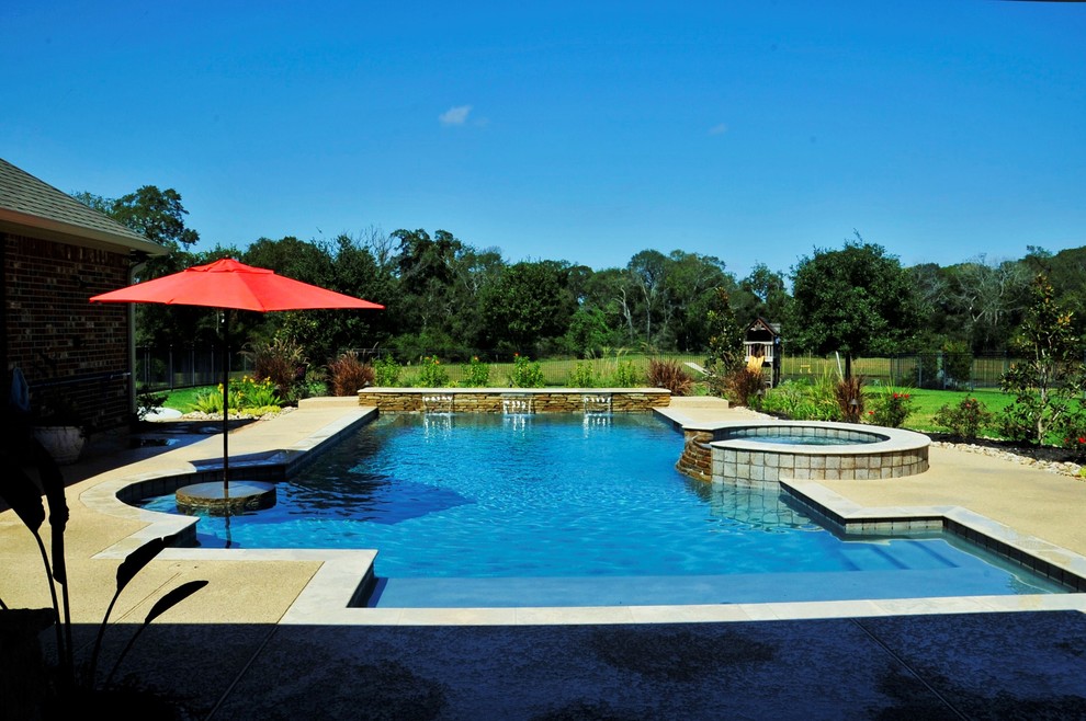 Geometric Pools - Modern - Pool - Houston - by Signature Pools of Texas ...