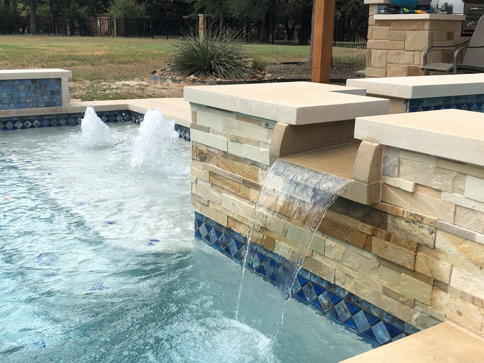 Design ideas for a swimming pool in Austin.