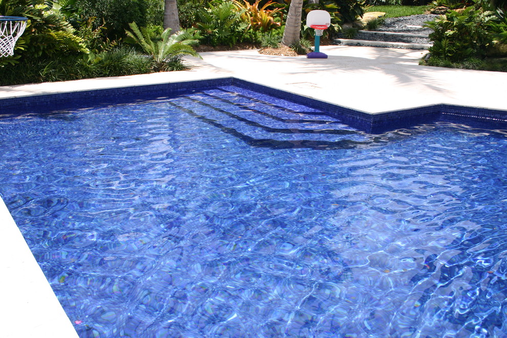 Glass Tile Pools Contemporary Pool Miami by Foreverpools Houzz