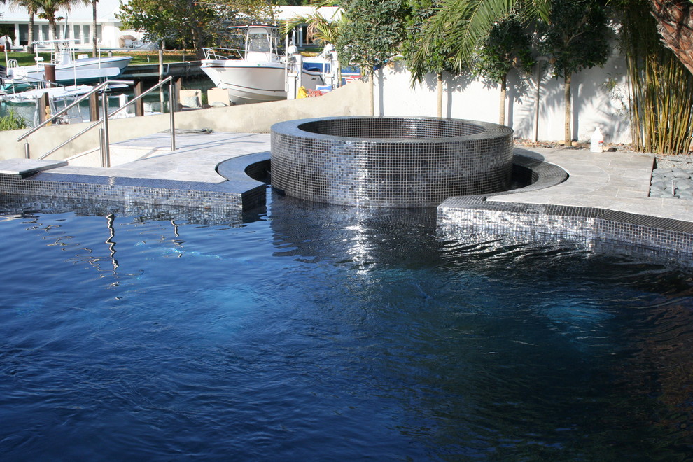 Glass Tile Pools Contemporary Pool Miami by Foreverpools Houzz