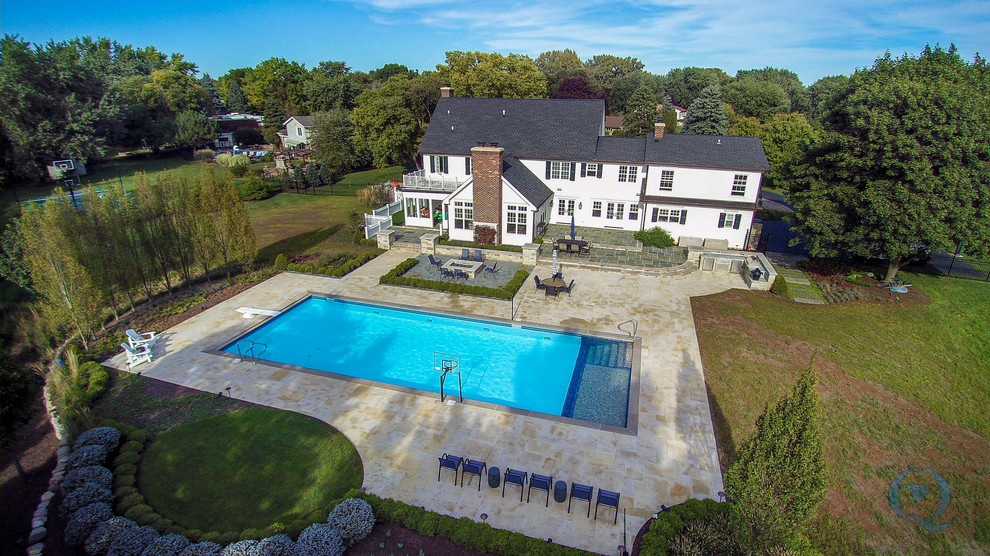 Glen Ellyn, IL Contemporary Pool Chicago by Quantus Pools Houzz