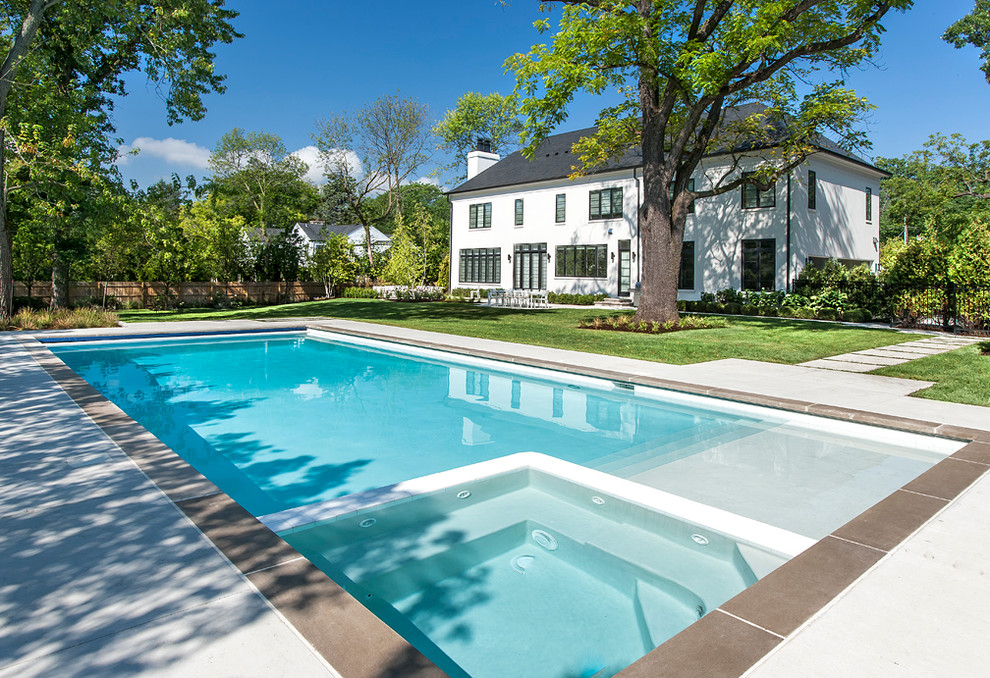 Glencoe Contemporary Pool Contemporary Pool Chicago by Sunset
