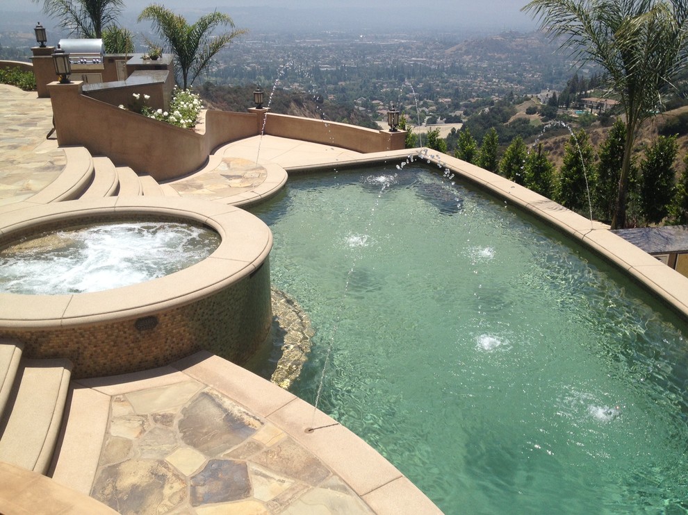 Glendora Contemporary Pool Los Angeles by SC POOLS Houzz