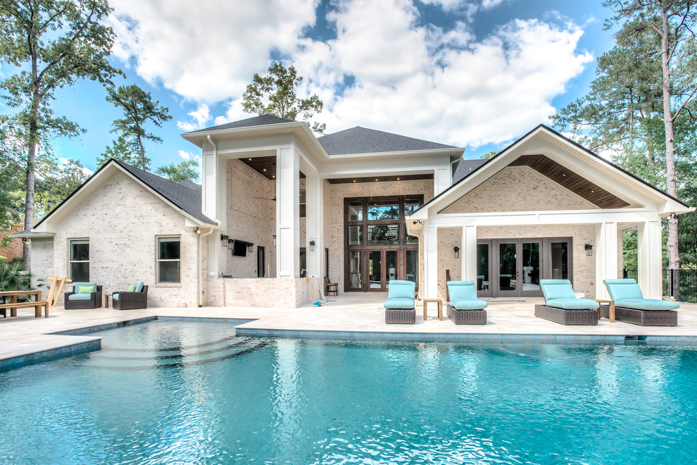 GOLF COURSE HOME NORTHEAST TALLAHASSEE Traditional Pool Atlanta