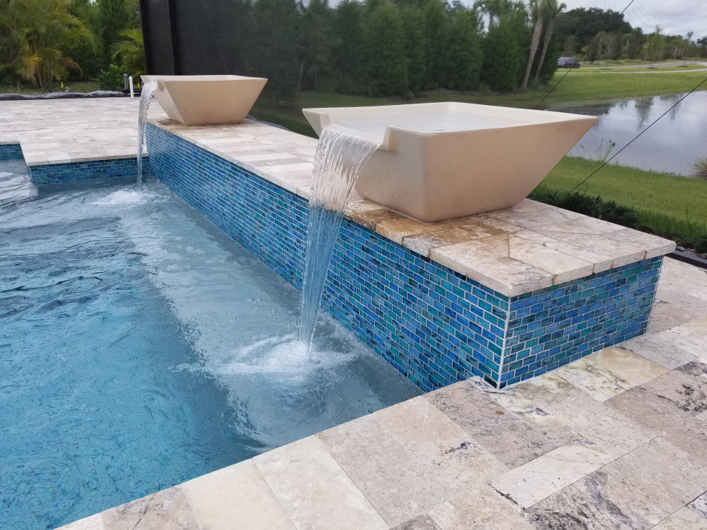 Moderner Pool in Tampa