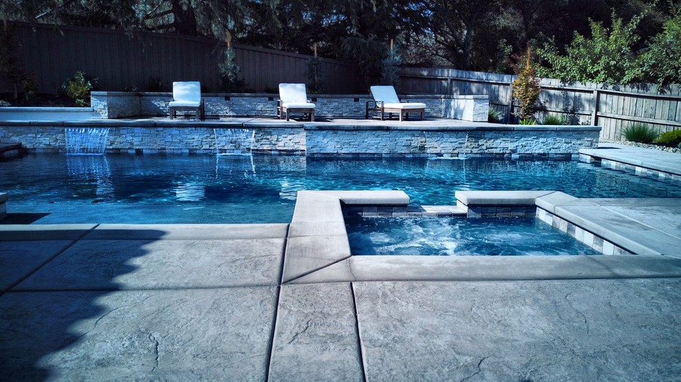Granite Bay Modern Pool and Spa Modern Pool Sacramento by