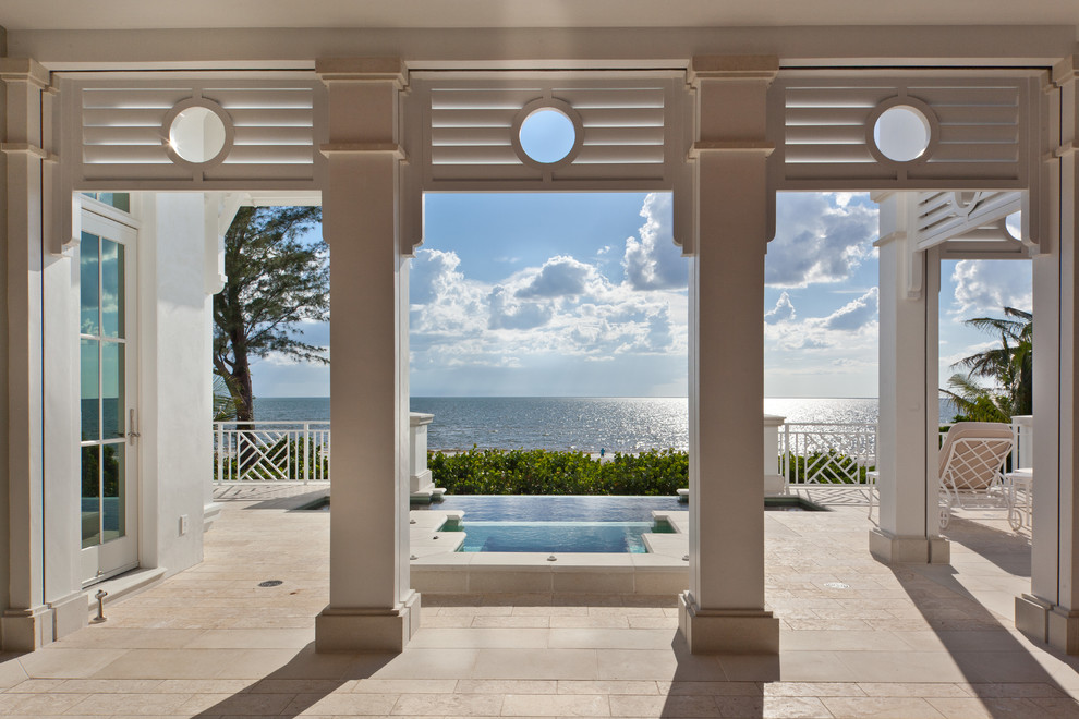 Inspiration for a tropical infinity pool remodel in Miami