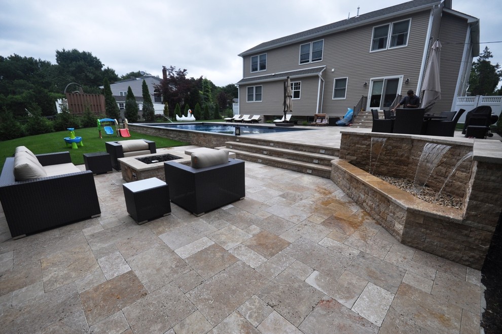 Gunite Swimming Pools Designer And Builder In Plainview Long Island Ny Traditional Pool New 4109