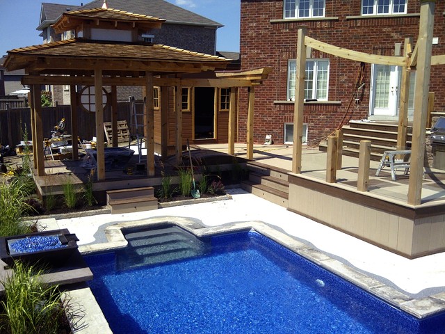 H.G.T.V. "Decked OUT" Zen Deck Pool - Asian - Pools & Hot Tubs - Toronto -  by Premier Custom Surfacing | Houzz