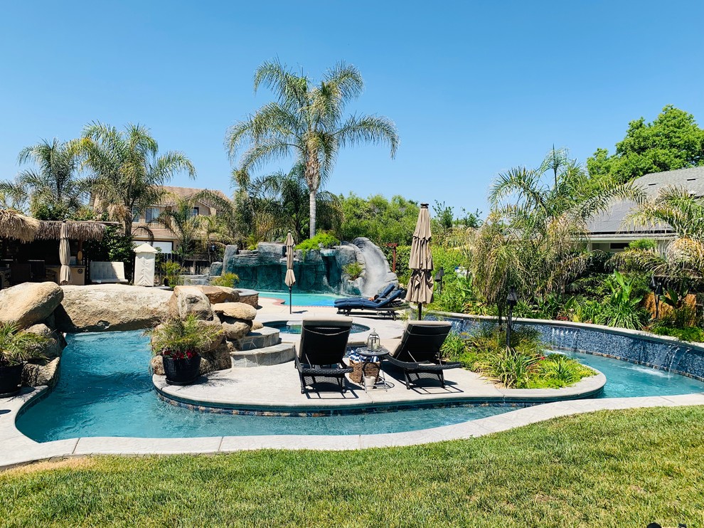 Hanford lazy River pool spa Pcc2000 cleaning. Satin Matrix Pebble