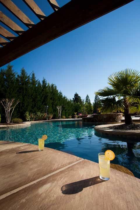Inspiration for a timeless pool remodel in Charlotte
