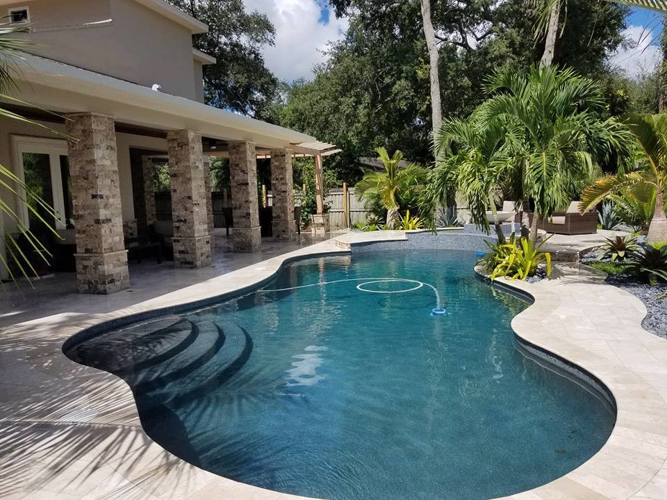 Hatch Project Contemporary Pool Tampa by Caribbean Pools