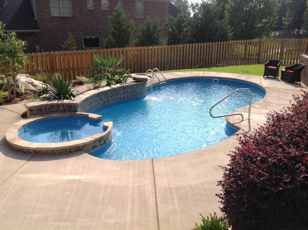 custom fiberglass pool
