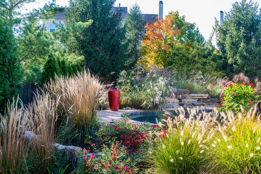Hayfield Covered Patio & Pool Traditional Pool Philadelphia by