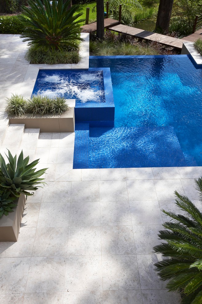 Example of a trendy pool design in Sydney
