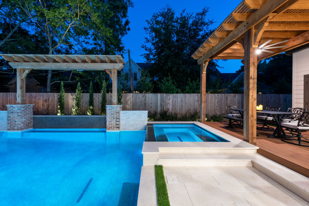 Hiemstra Project - Modern - Pool - Houston - by Sunset Pools Inc. | Houzz