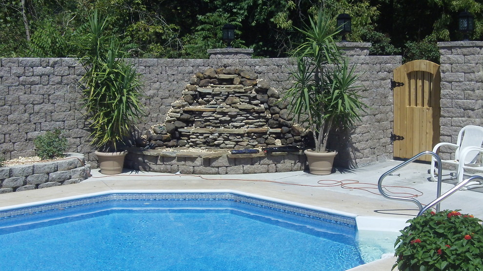 Design ideas for a traditional swimming pool in Other.