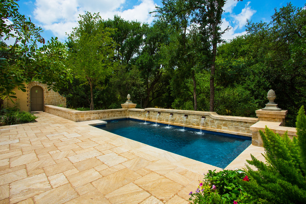 Hill Country French Traditional Pool Other by Artesian Custom