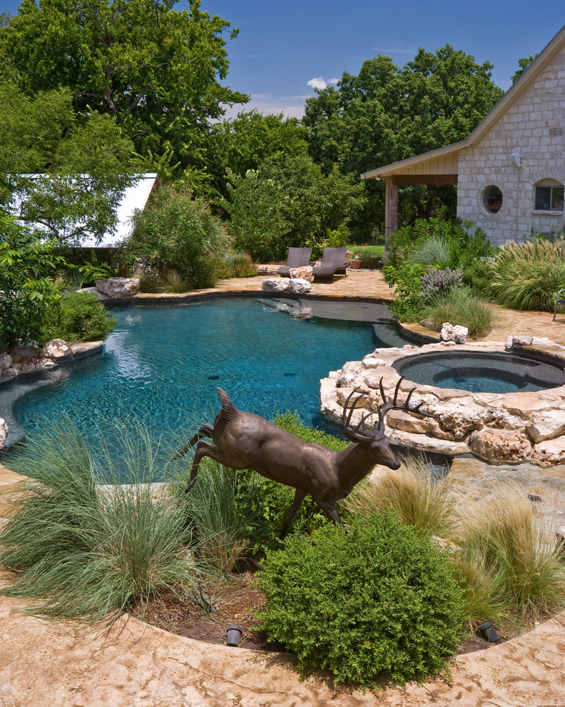 Hill Country Hunting Ranch - Rustic - Pool - Austin - by Land Design ...