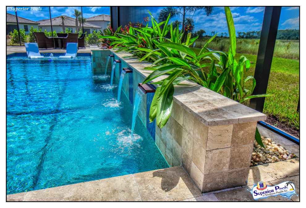 (Hnat) Collier County, Florida. Superior Pools Custom Luxury Swimming
