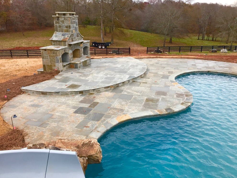 Homer Pool Project Transitional Pool Atlanta by Sandals Luxury