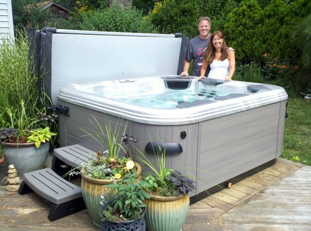 How To Get Extra Hot Tub Privacy Long Islandny Swimming Pool And Hot Tub New York By