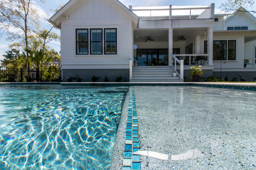 Ice & Ivory Pool Charleston by Aquatica Pools & Spas Houzz
