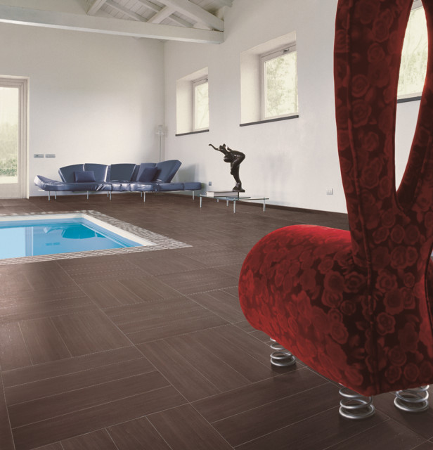 Indoor Pool Rooms Contemporary Swimming Pool & Hot Tub Chicago