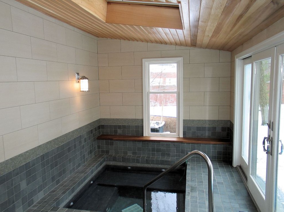 This is an example of a bohemian swimming pool in Indianapolis.