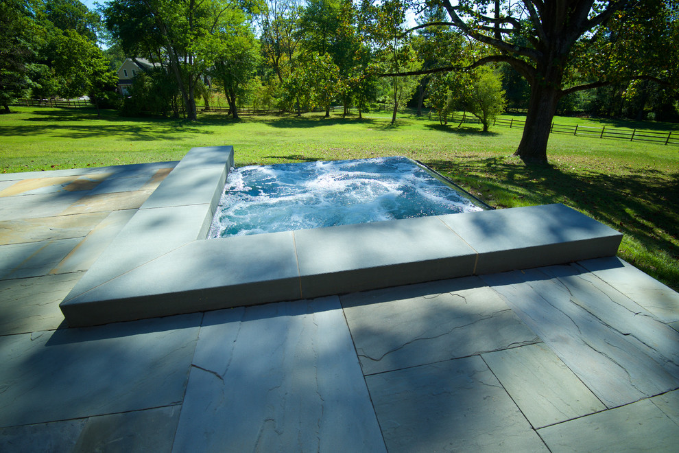 Infinity Edge Elements - Newtown Square, PA - Contemporary - Pool ...