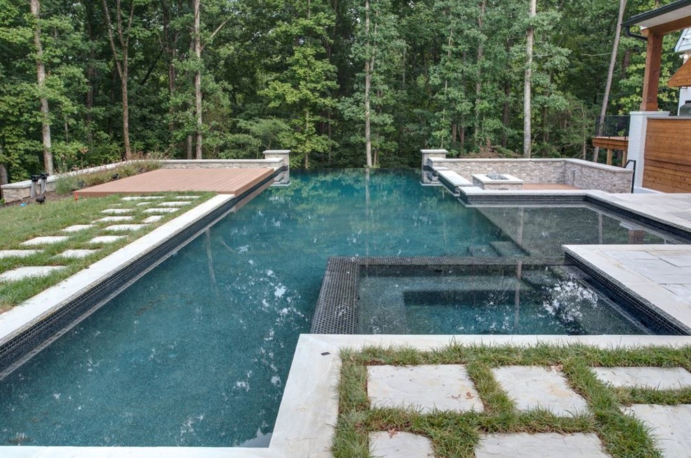 Design ideas for a swimming pool in Charlotte.
