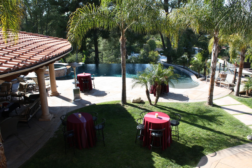 Fresh Look at Infinity Pool Mediterranean Pool Los Angeles