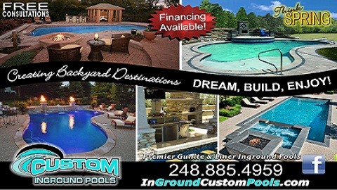 Inground pool/ Hardscape Projects - Piscina - Detroit - de Custom ...