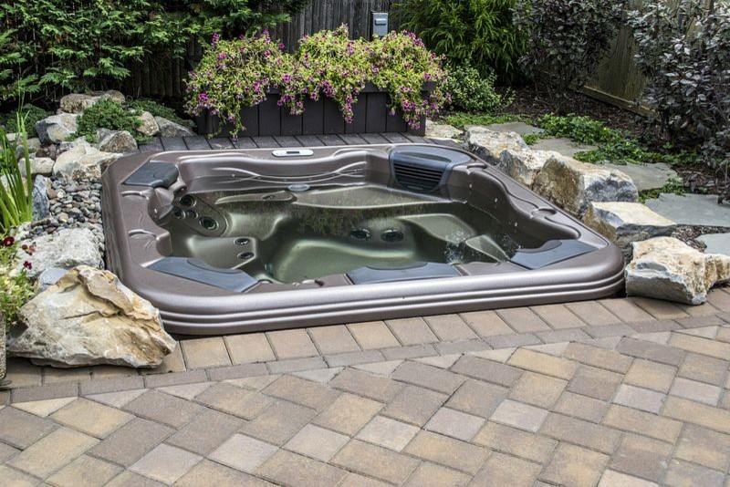 Installing Portable Spa InGround Traditional Pool New York by