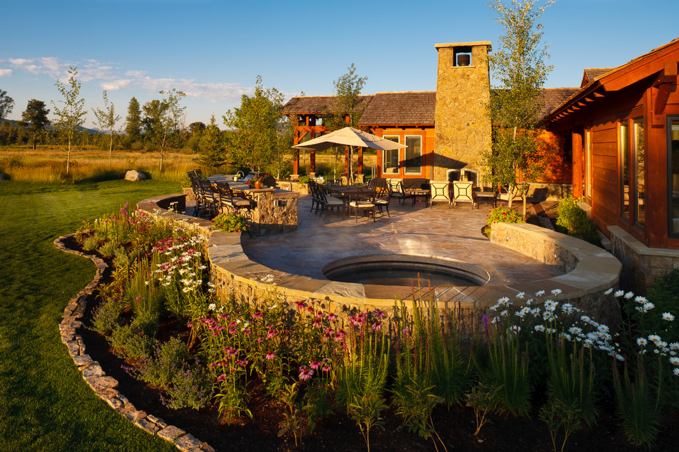 Jackson Hole Golf & Tennis Rustic Pool Denver by Teton Heritage