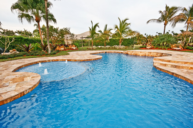 Janco Lagoon Freeform Pool Exotique Piscine Miami Par Van Kirk Sons Pools And Spas