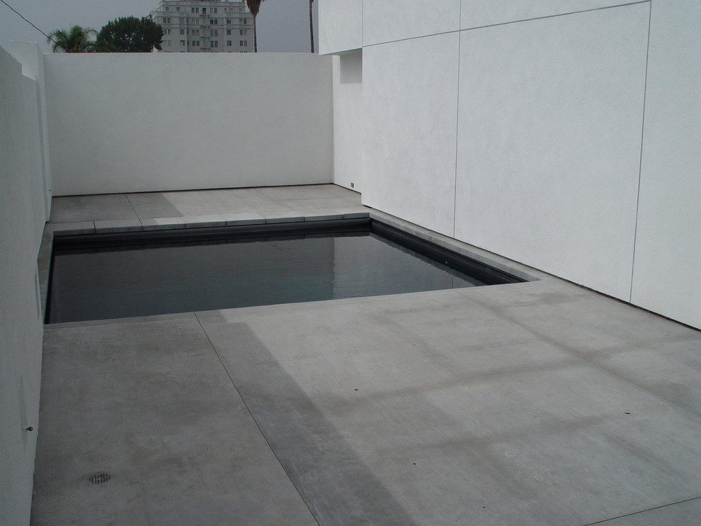 Photo of a modern swimming pool in Los Angeles.