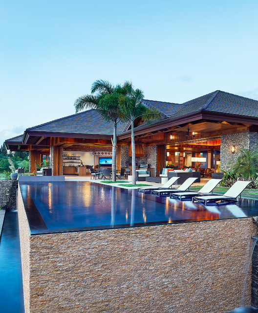 Kapalua Textures Resort Pools & Hot Tubs Hawaii by Rick Ryniak