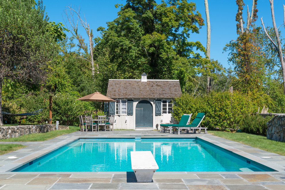 Katonah Outdoor Entertainment Traditional Pool New York by