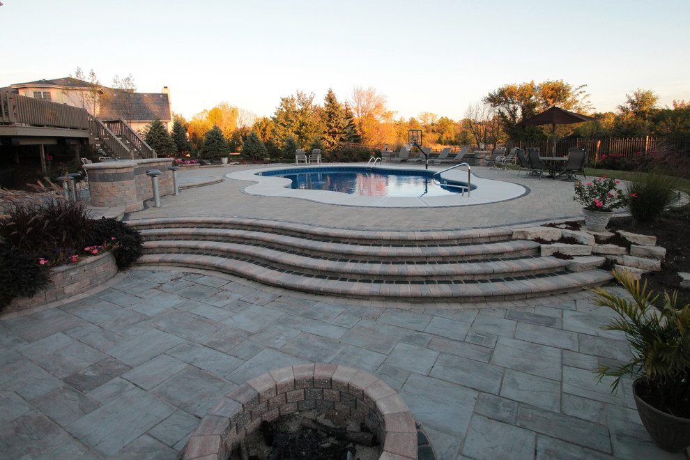 Kester House - Pool Deck and Outdoor Living - Eclectic - Swimming Pool ...