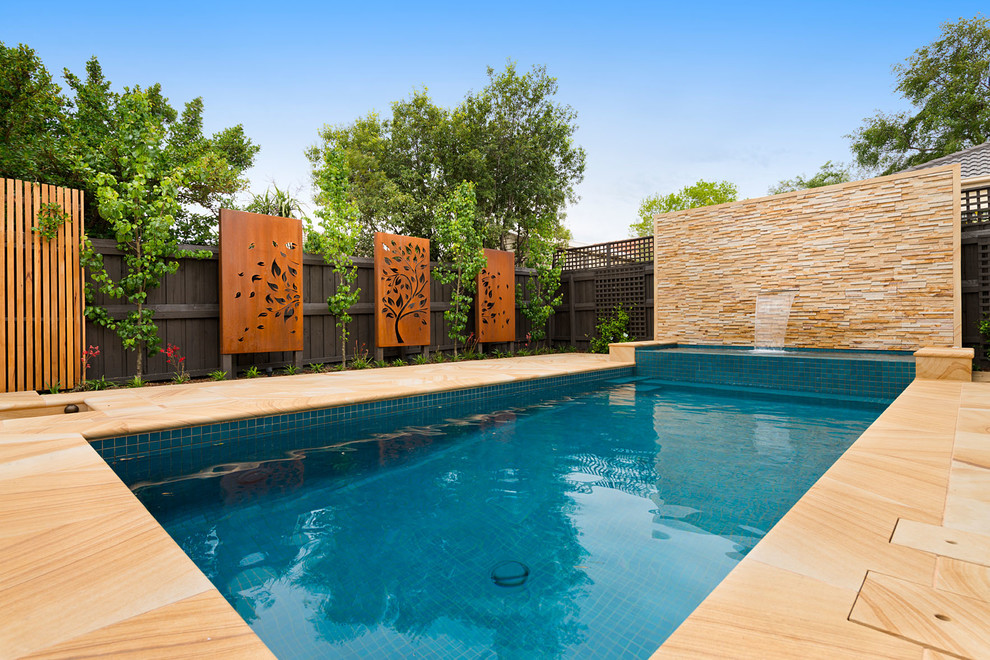 KEW Contemporary Pool Melbourne by Whyte Gardens Houzz