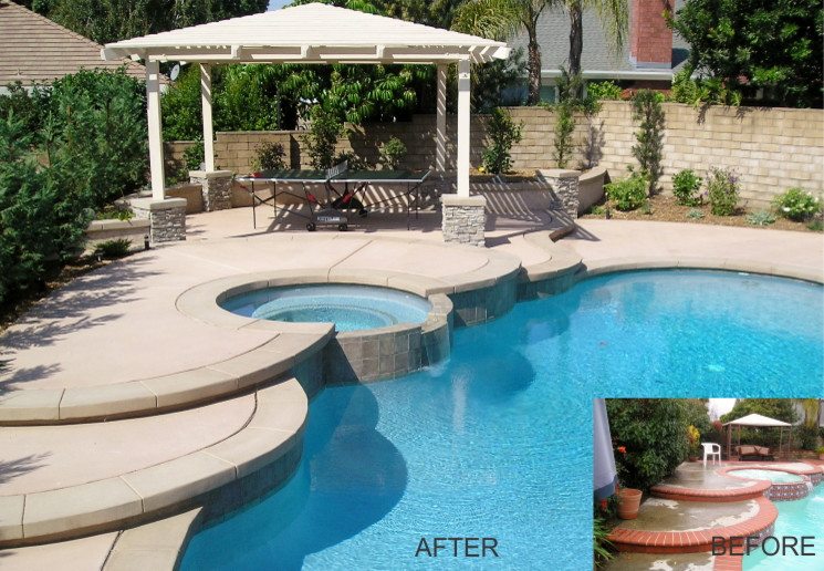 La Verne pool remodel Contemporary Pool Los Angeles by Clements